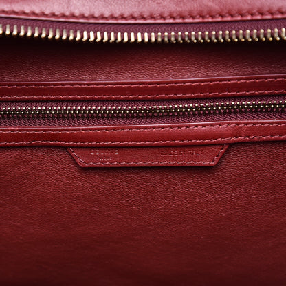 Celine Smooth Calfskin Mini Luggage Burgundy 7 of 16