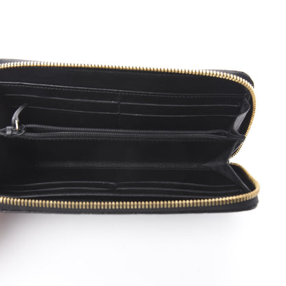 Gucci Guccissima Vitello Tender Zip Around Wallet Black 5 of 10