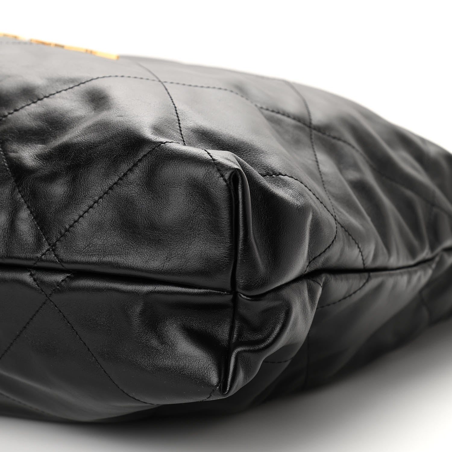Chanel Shiny Calfskin Quilted Chanel 22 Black 10 of 10