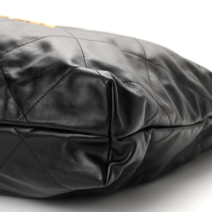 Chanel Shiny Calfskin Quilted Chanel 22 Black 10 of 10