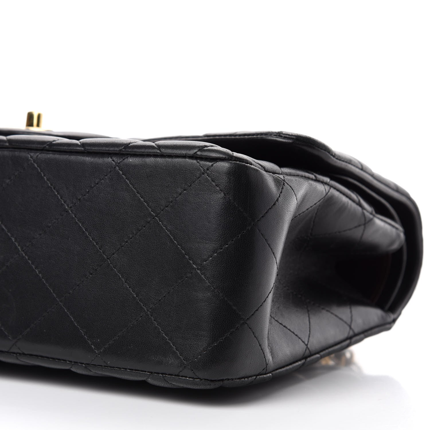 Chanel Lambskin Quilted Jumbo Double Flap Black 8 of 15