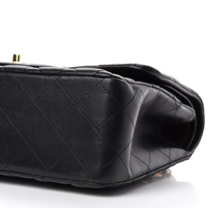 Chanel Lambskin Quilted Jumbo Double Flap Black 8 of 15