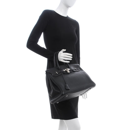 Hermes Fjord Birkin 35 Black 2 of 34