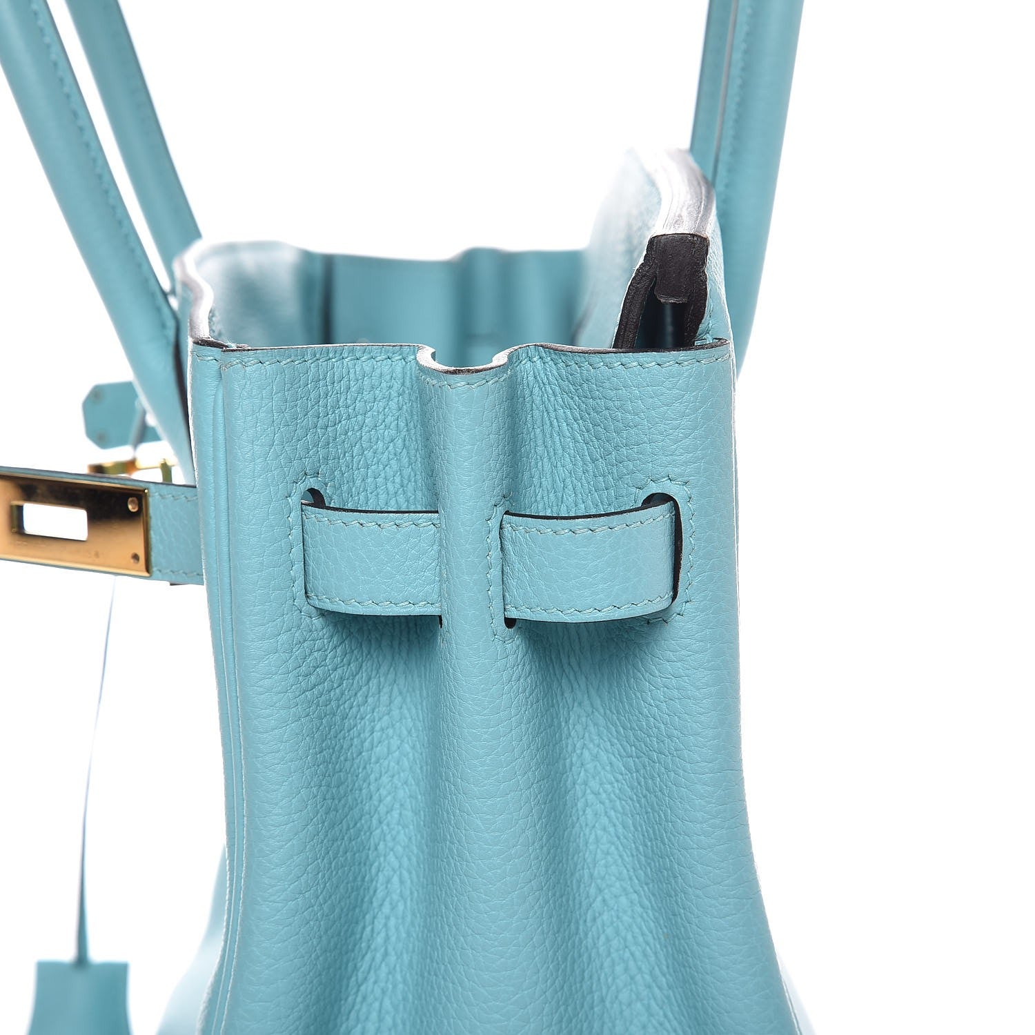 Hermes Togo Birkin 30 Bleu Atoll 27 of 35