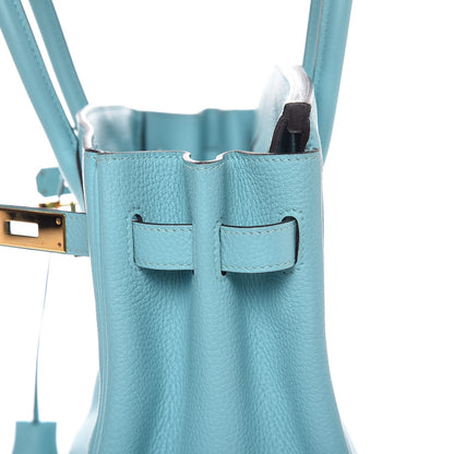 Hermes Togo Birkin 30 Bleu Atoll 27 of 35