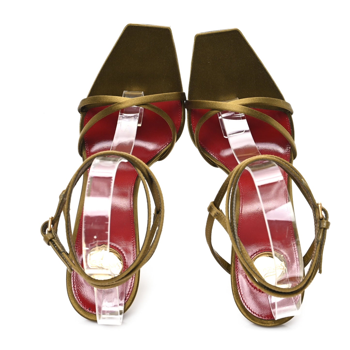 Crepe Satin Opyum 110 Sandals 39 Cuba Gold