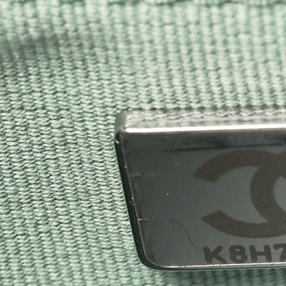 Chanel Caviar Quilted Boy Wallet On Chain WOC Light Green 8 of 13