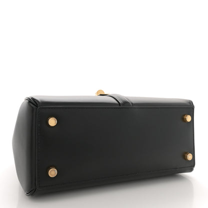 Celine Satinated Calfskin Small 16 Top Handle Bag Black 4 of 12