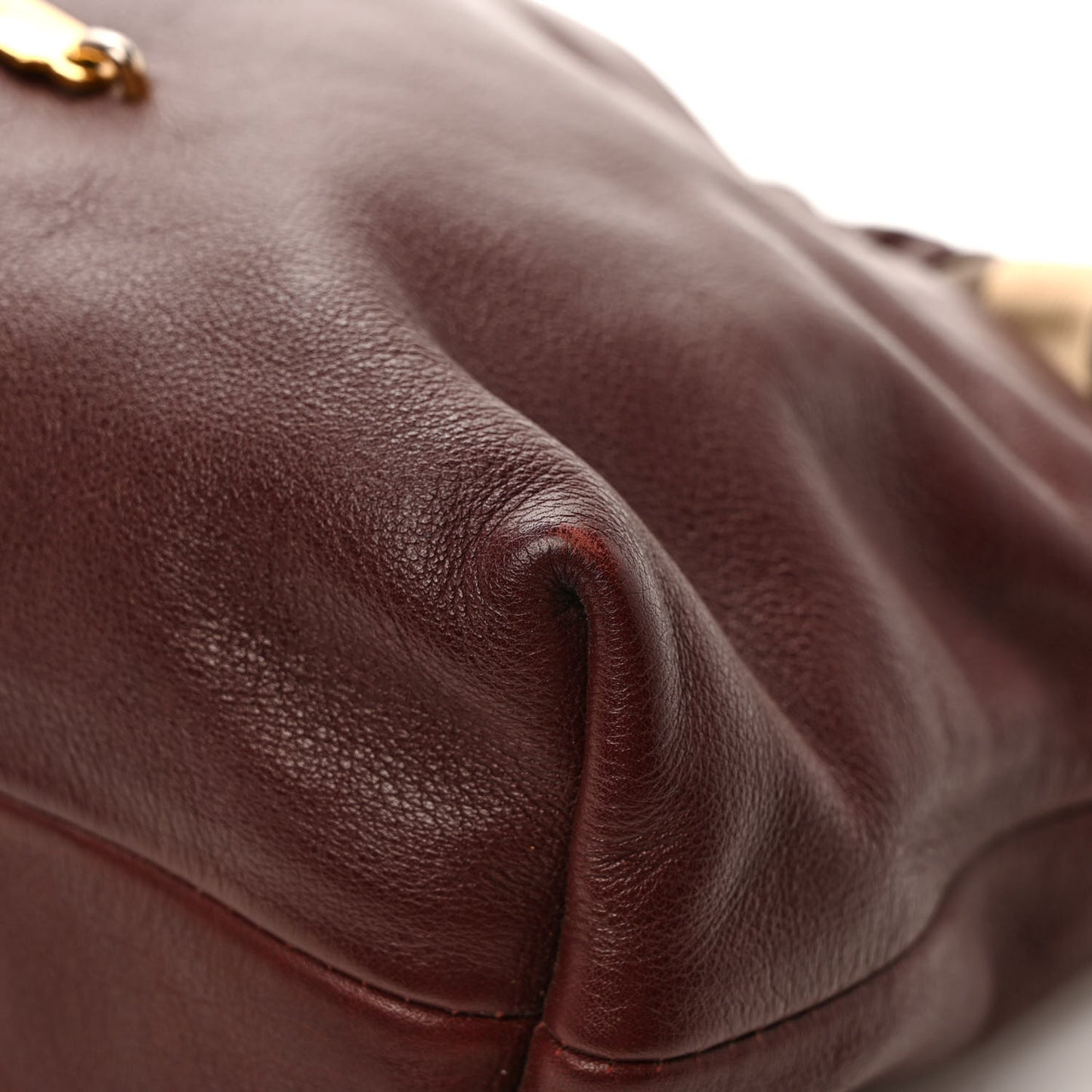 Calfskin House Check Little Crush Deep Claret