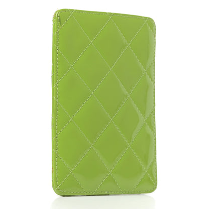 Chanel Patent Quilted Brilliant iPhone Case Green 3 of 8