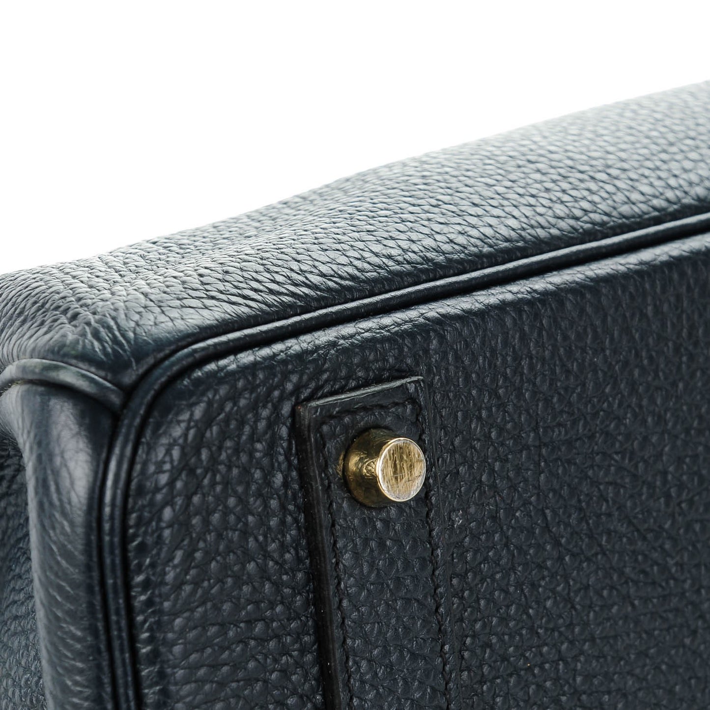 Taurillon Clemence Birkin 40 Bleu Obscur