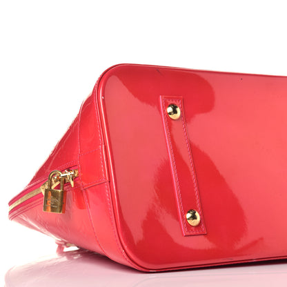 Louis Vuitton Vernis Alma GM Rose Pop 7 of 8