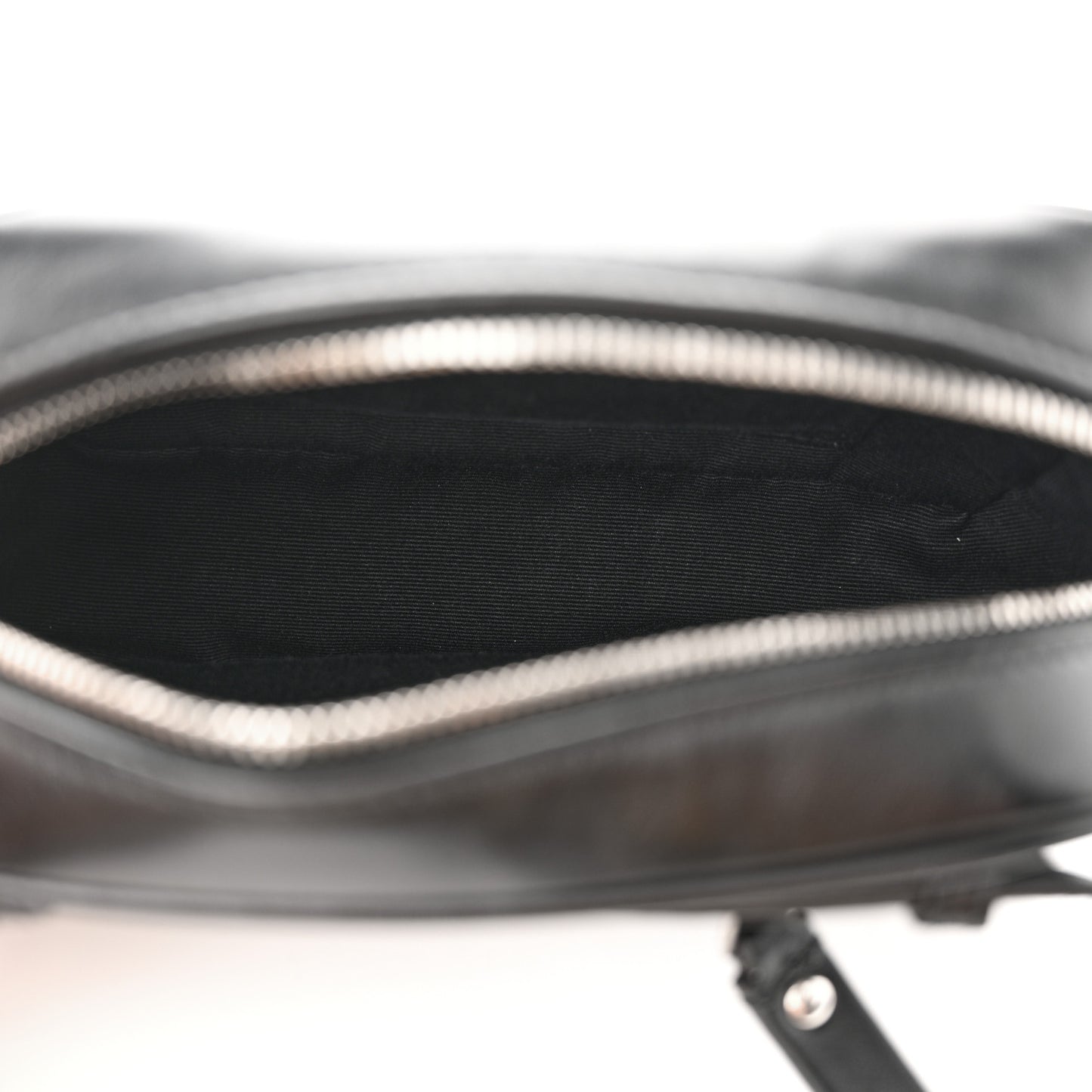 Calfskin Matelasse Monogram Lou Belt Bag Black