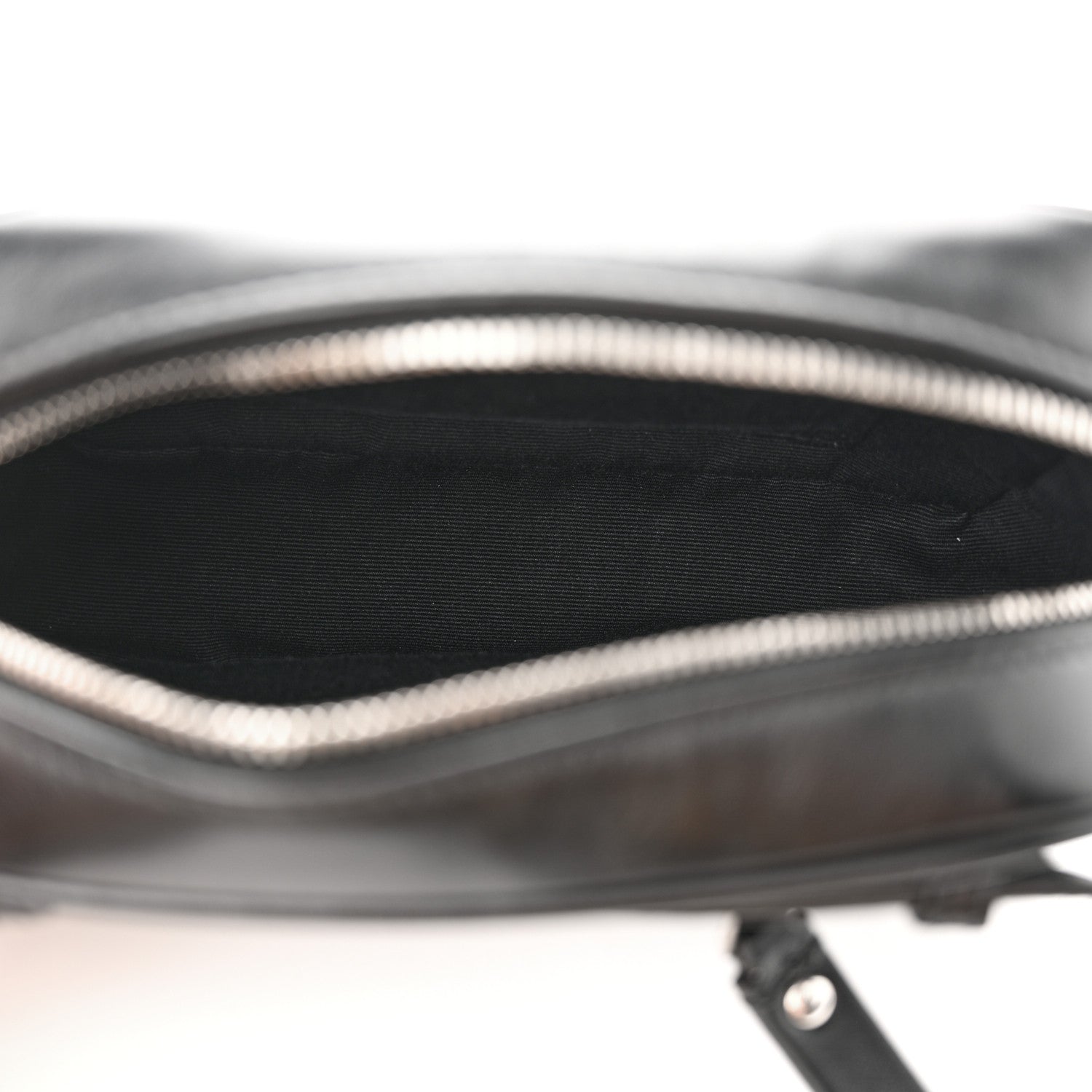 Saint Laurent Calfskin Matelasse Monogram Lou Belt Bag Black 5 of 10