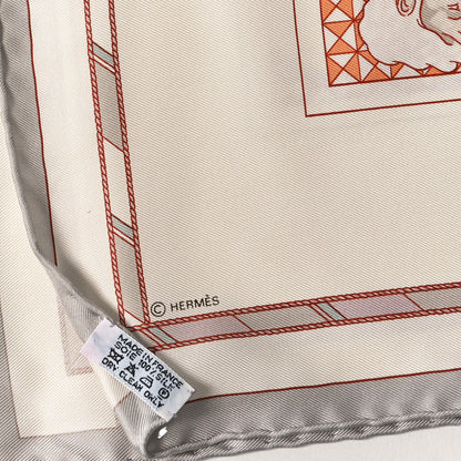 Hermes Silk Voyage Au Long Cours Scarf 90 3 of 3