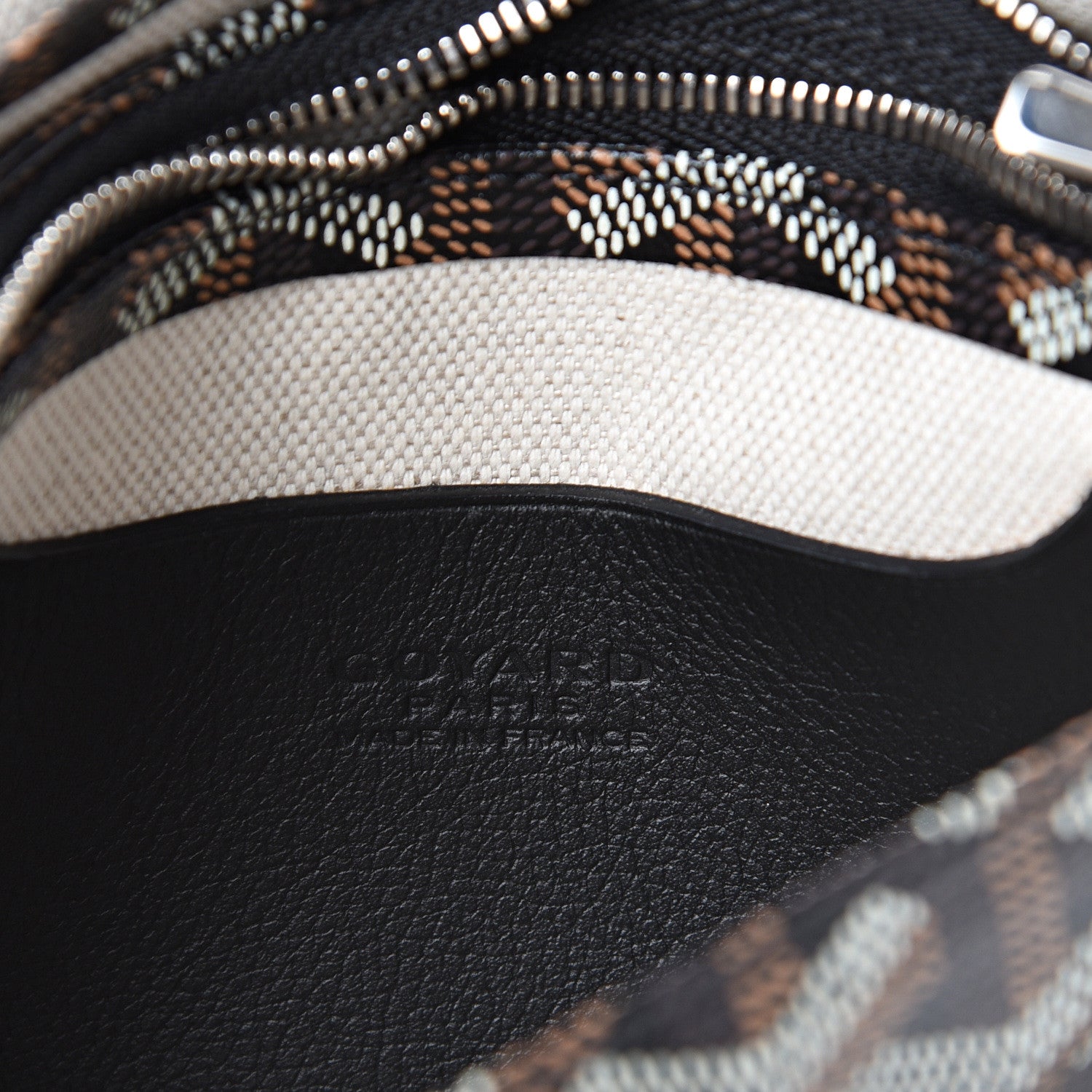 Goyard Goyardine Plumet Wallet Clutch Black 7 of 11