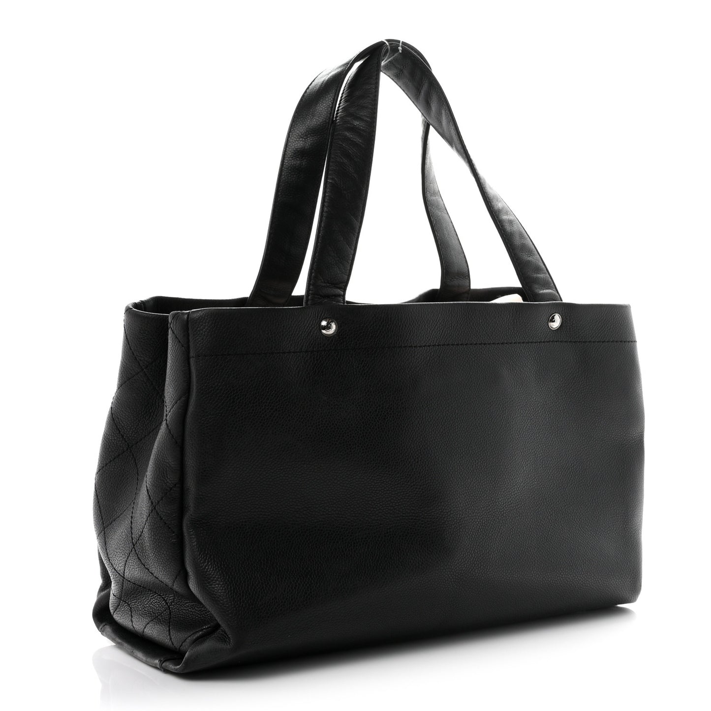 Caviar Executive Cerf Shopper Tote Black