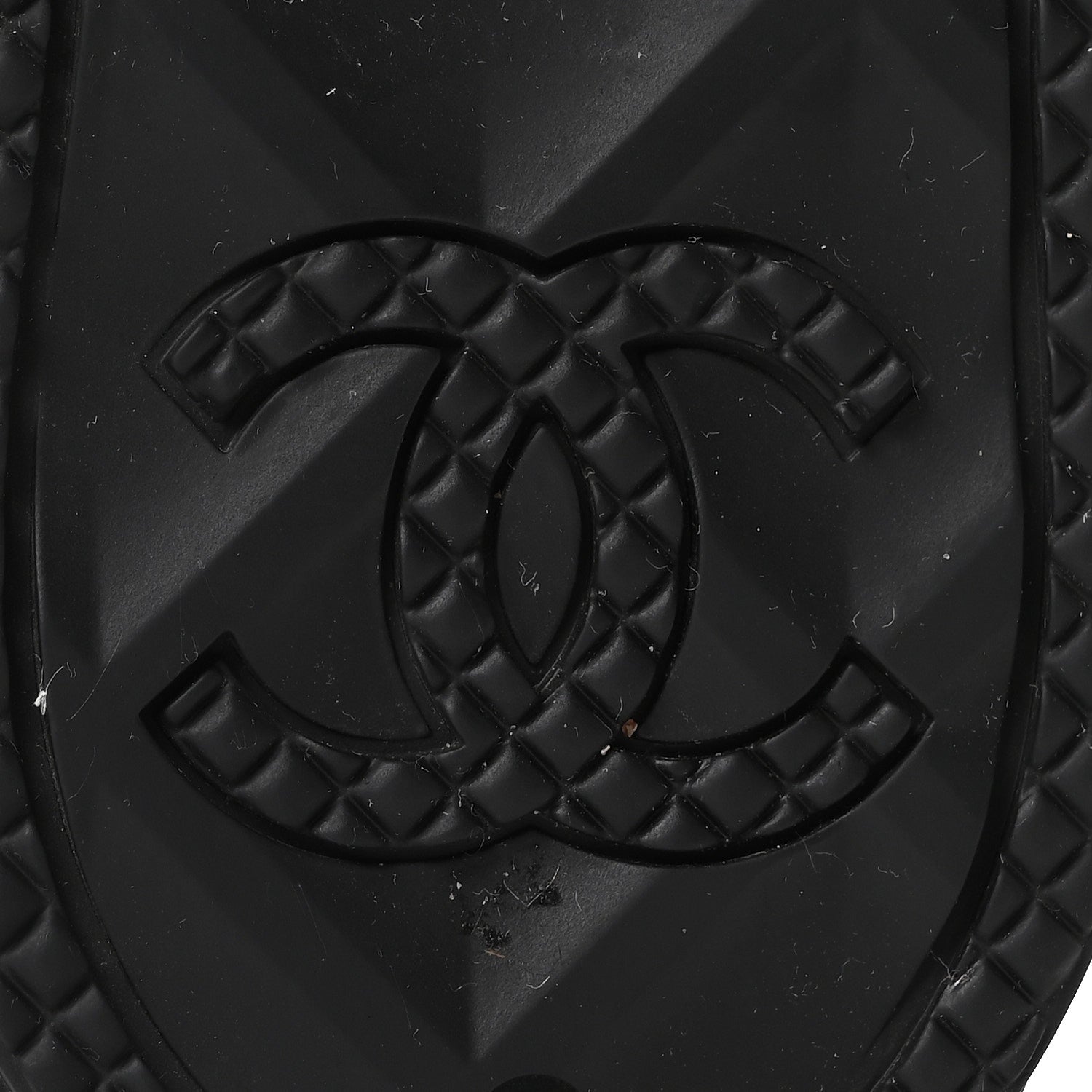 Chanel Caoutchouk CC High Boots 40 Black 7 of 10
