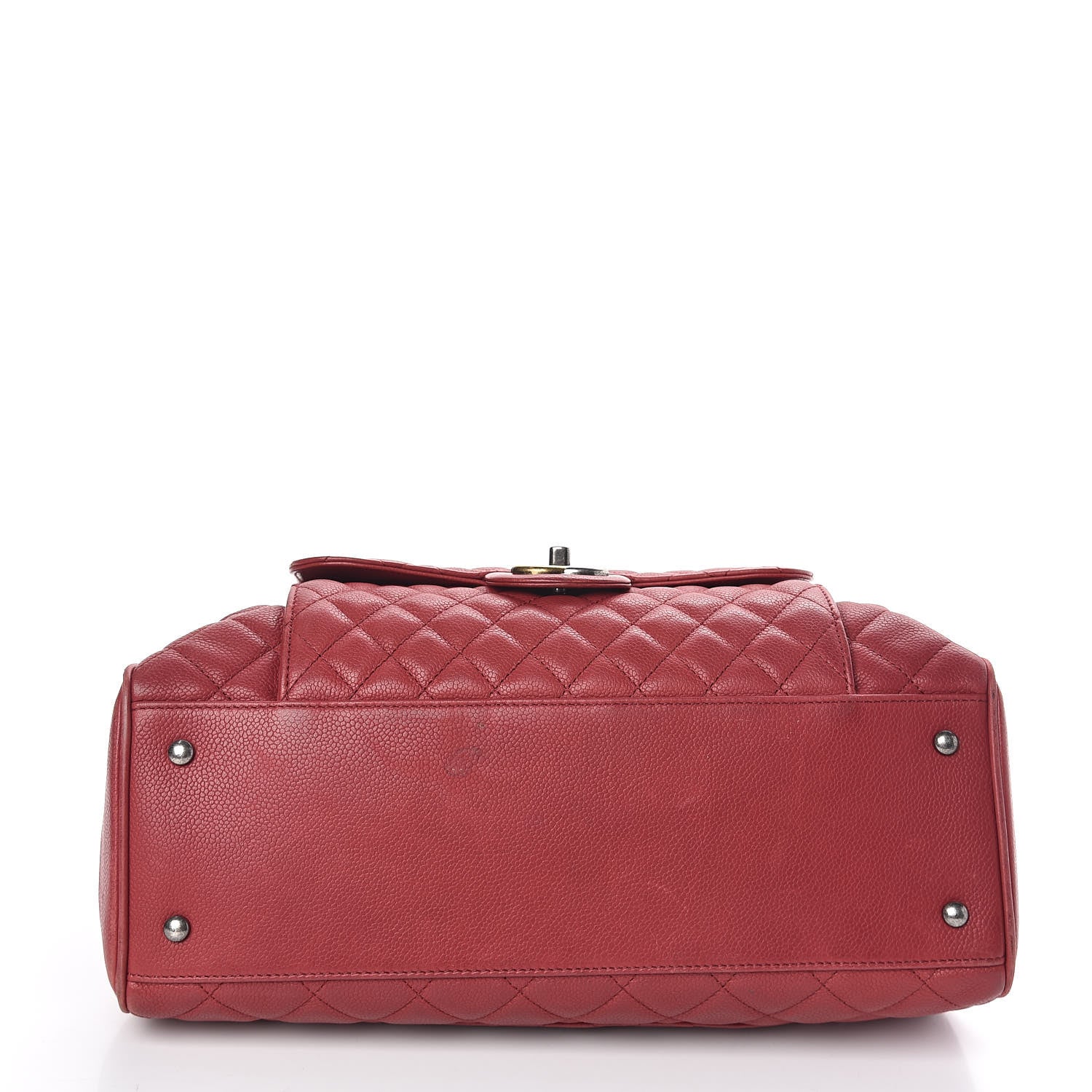 Chanel Caviar Quilted Large Casual Pocket Tote Red 14 of 14