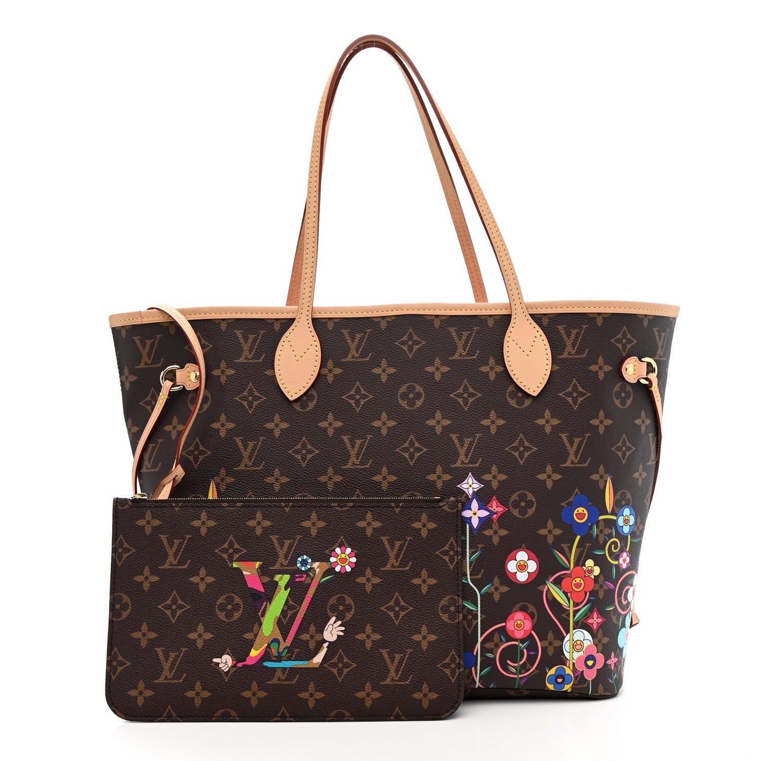 Louis Vuitton LV X TM Monogram Flowers Neverfull MM 1803176