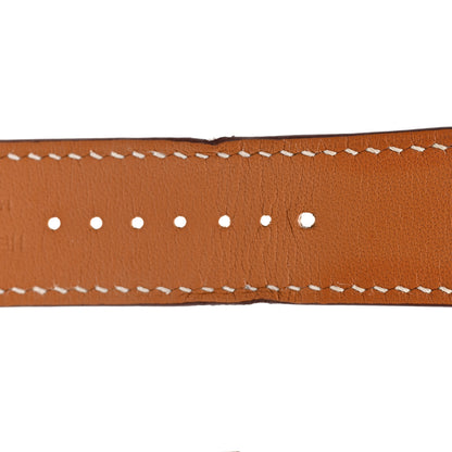 Hermes Barenia 44mm Apple Watch Single Tour Band Fauve 4 of 4