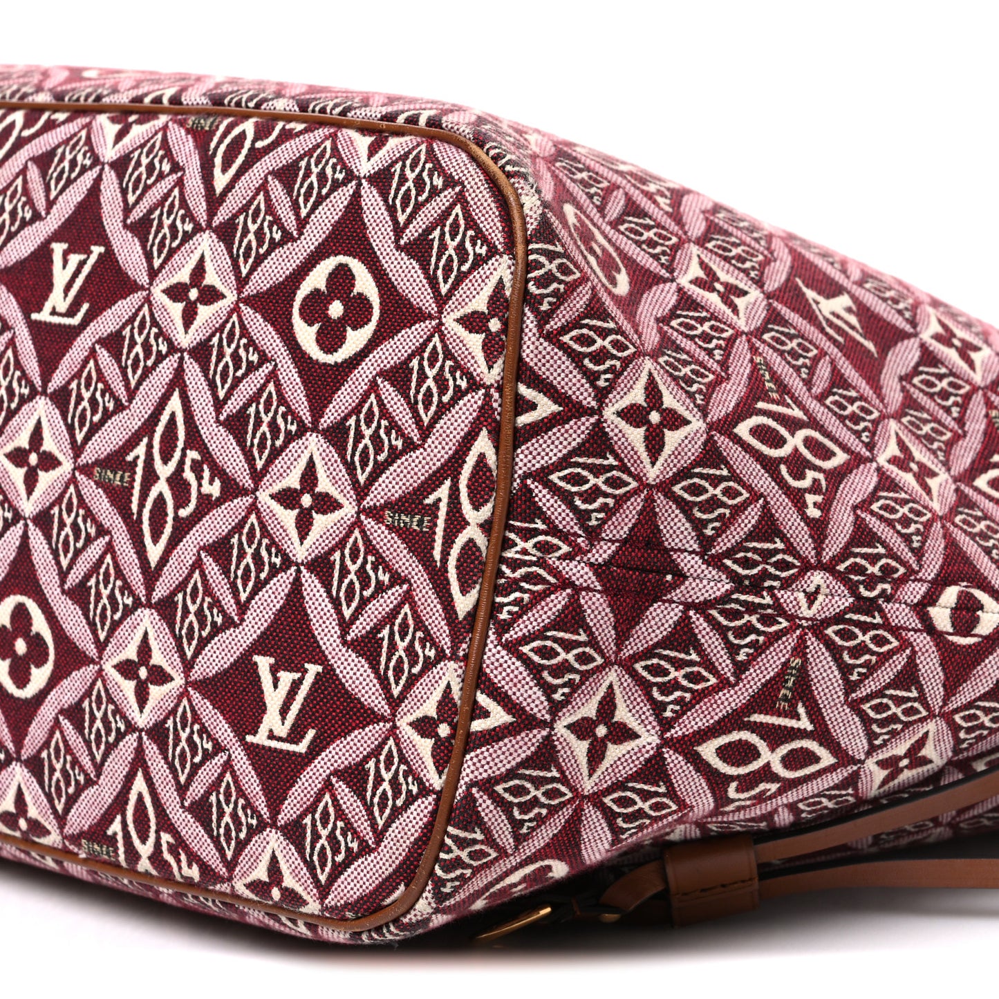 Jacquard Since 1854 Neverfull MM Bordeaux