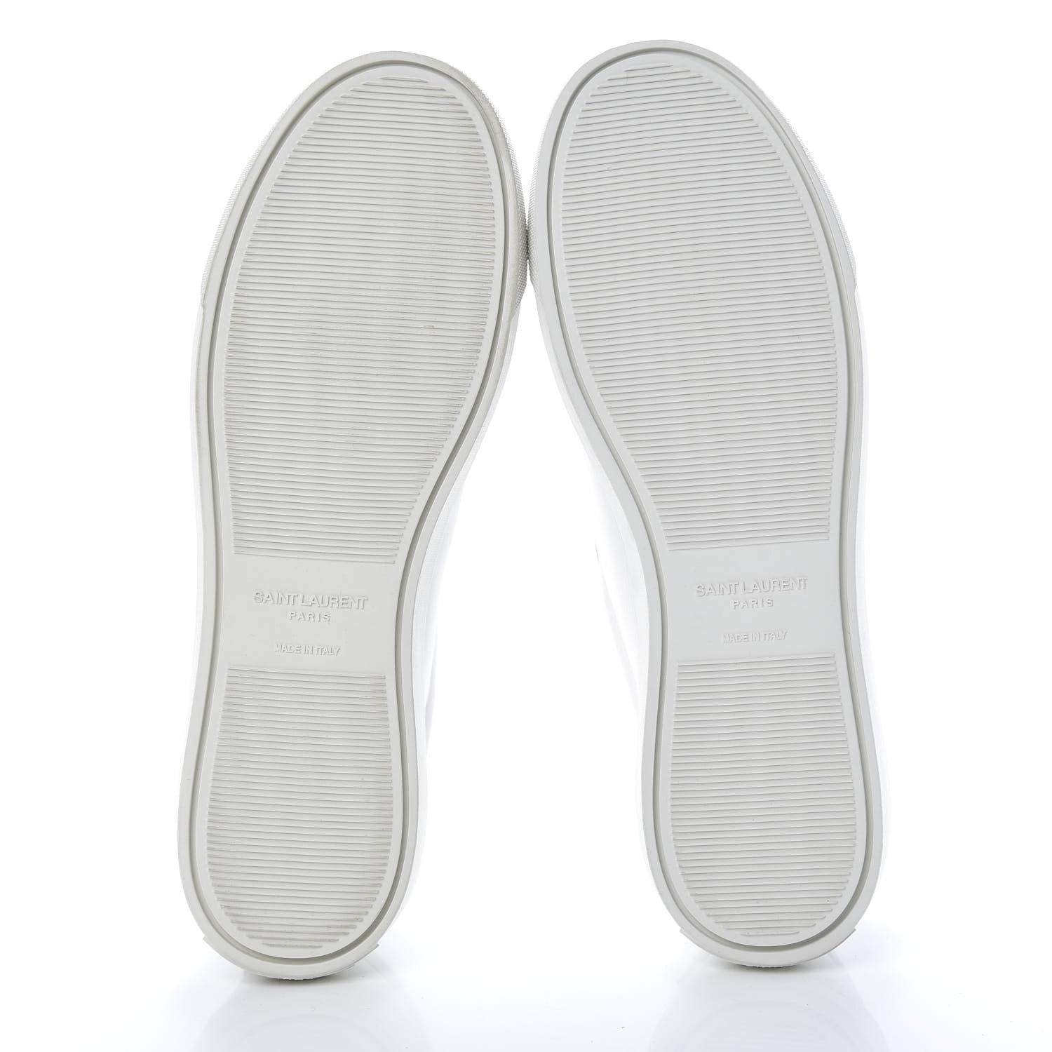 Saint Laurent Calfskin Mens Andy Velcro Strap Low Top Sneakers 39 White 5 of 8