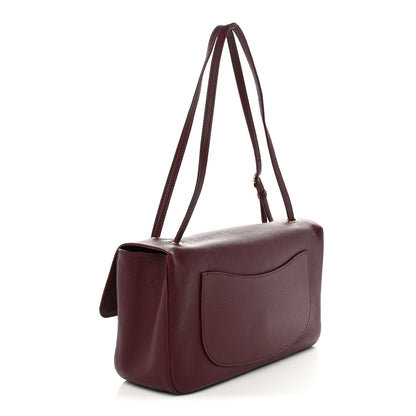 Chanel Grained Calfskin Small Souplissimo Maxi Flap Burgundy 3 of 10