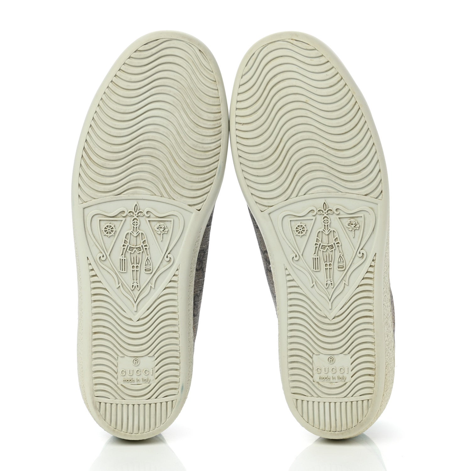 Gucci GG Supreme Monogram Fake/Not Womens Ace Sneakers 35.5 Beige New Shamarock Brown Sugar 5 of 9