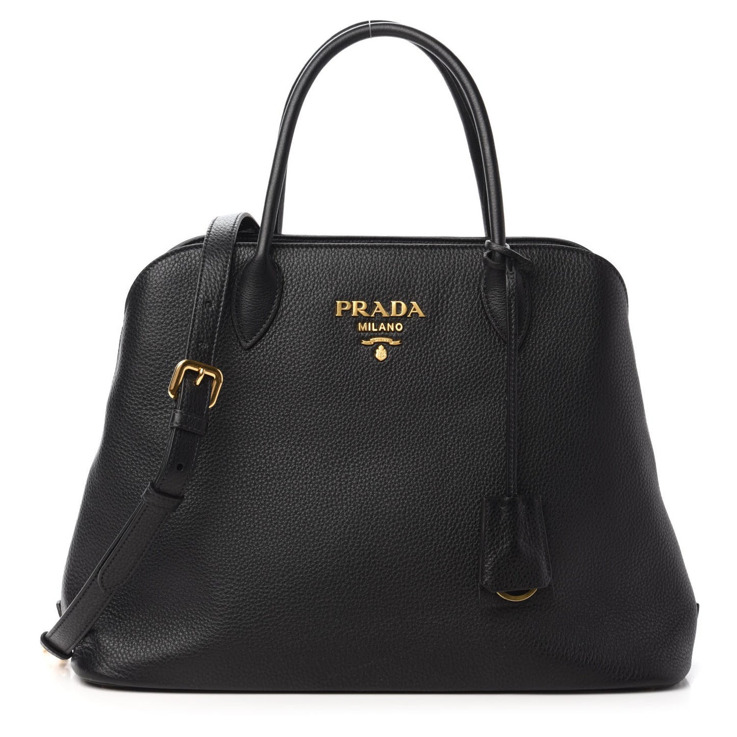Vitello Daino Tote Black