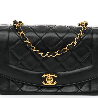 Chanel Lambskin Quilted Small Single Flap Black 8 of 10