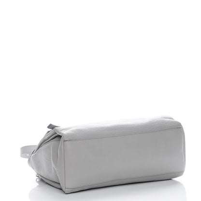 Givenchy Grained Calfskin Medium Pandora Pure Flap Bag Pearl Grey 5 of 8