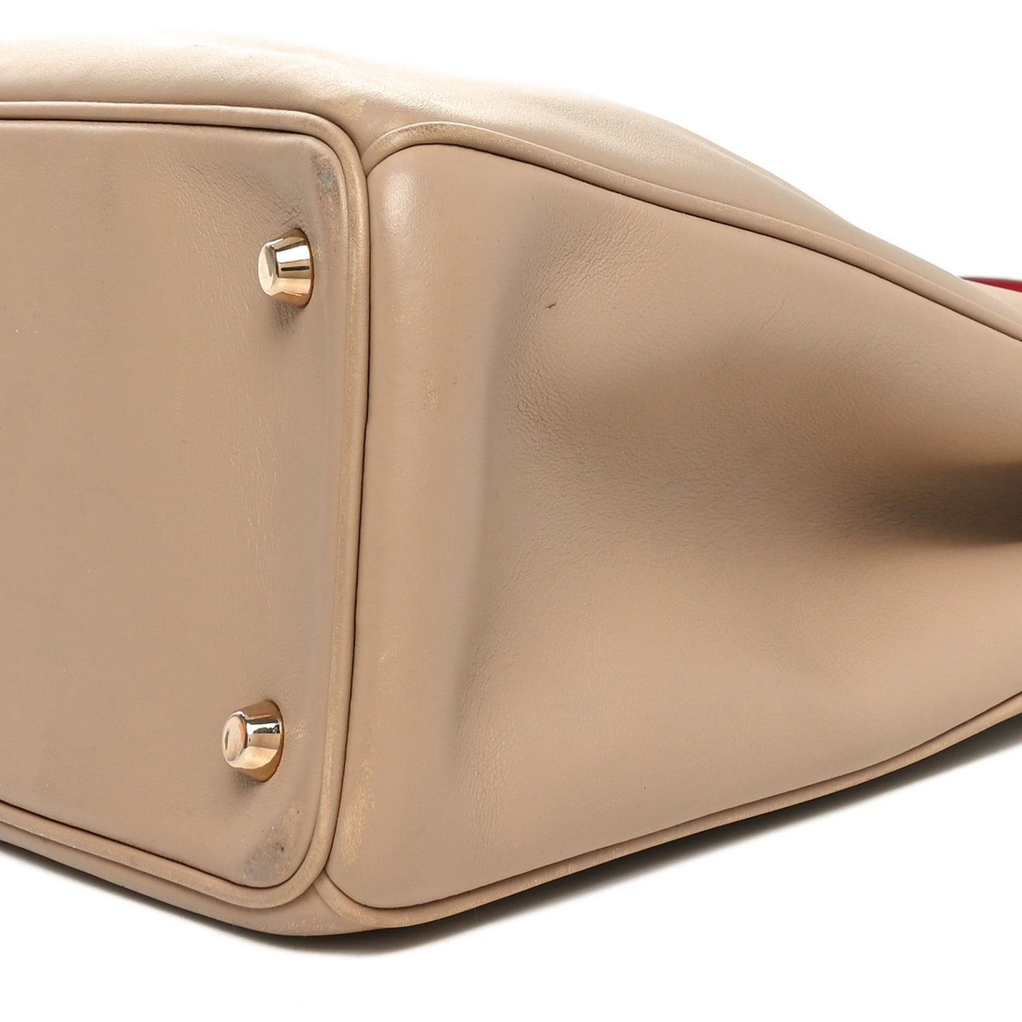 Calfskin Large Diorissimo Tote Beige Fuchsia