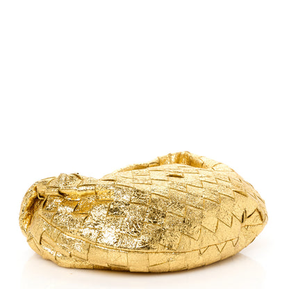 Bottega Veneta Metallic Nappa Intrecciato Mini Jodie Gold 4 of 10