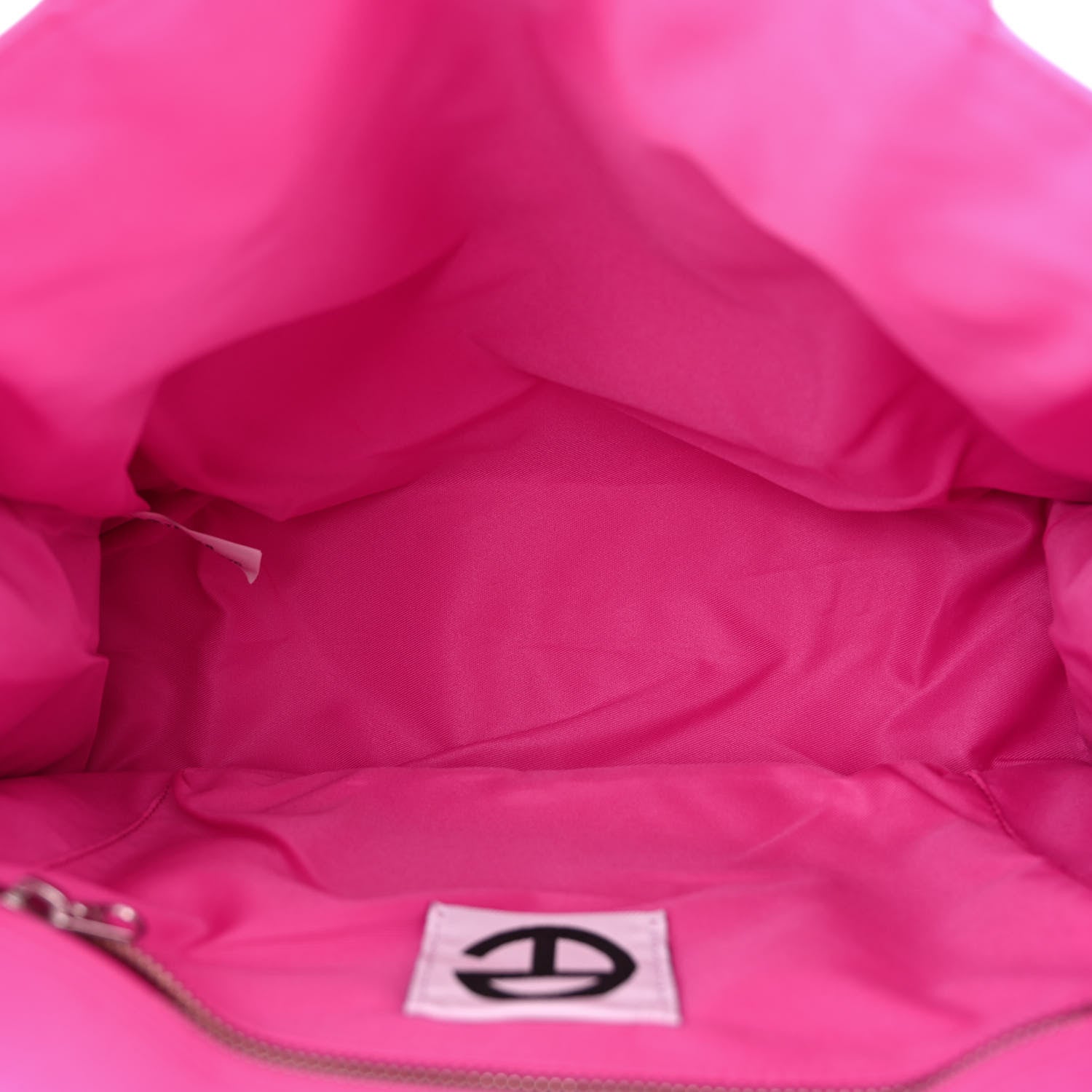 Telfar Patent Vegan Leather Medium Shopping Bag Pink 5 of 10