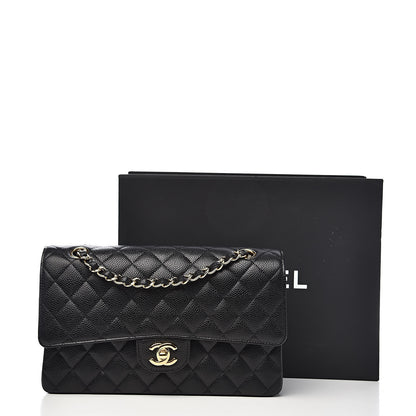 Chanel Caviar Quilted Medium Double Flap Black 11 of 11