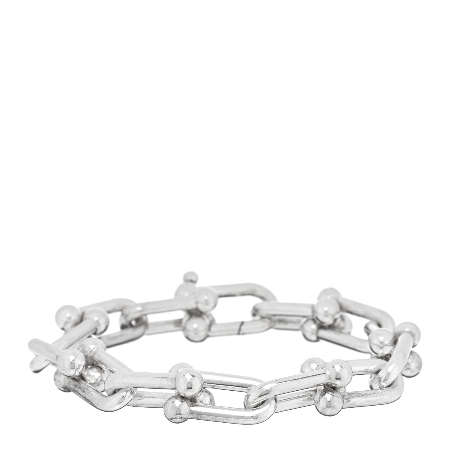 Tiffany Sterling Silver Large HardWear Link Bracelet 1 of 4