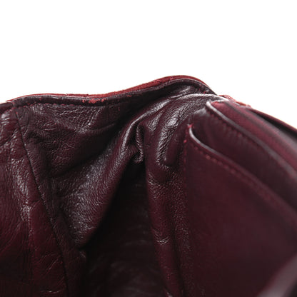 Chanel Lambskin Quilted Jumbo Single Flap Dark Red 5 of 17