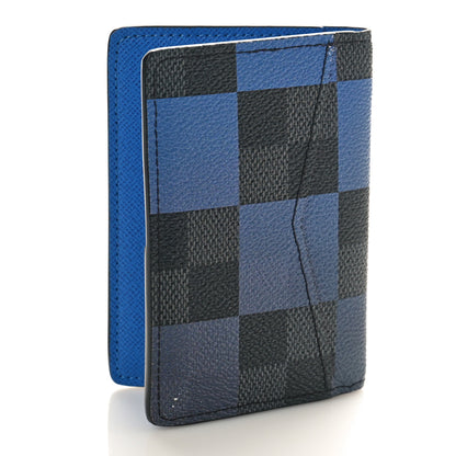 Louis Vuitton Damier Graphite Giant Pocket Organizer Blue 3 of 11