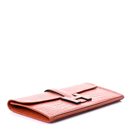 Hermes Matte Alligator Jige Duo Clutch 5 of 12