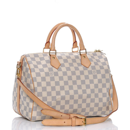 Louis Vuitton Damier Azur Speedy Bandouliere 30 3 of 8