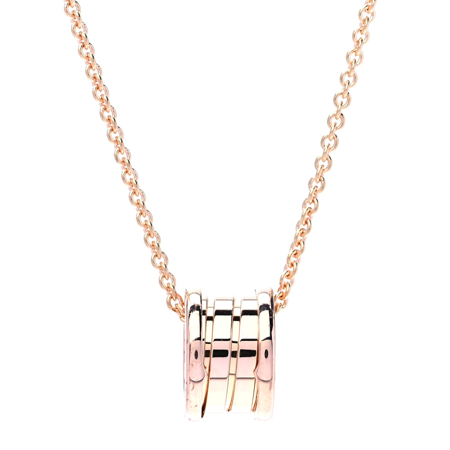 18K Rose Gold B.Zero1 Pendant Necklace
