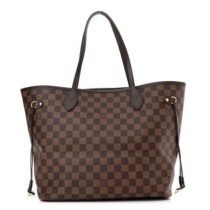Louis Vuitton Damier Ebene Neo Neverfull MM Rose Ballerine 3 of 12