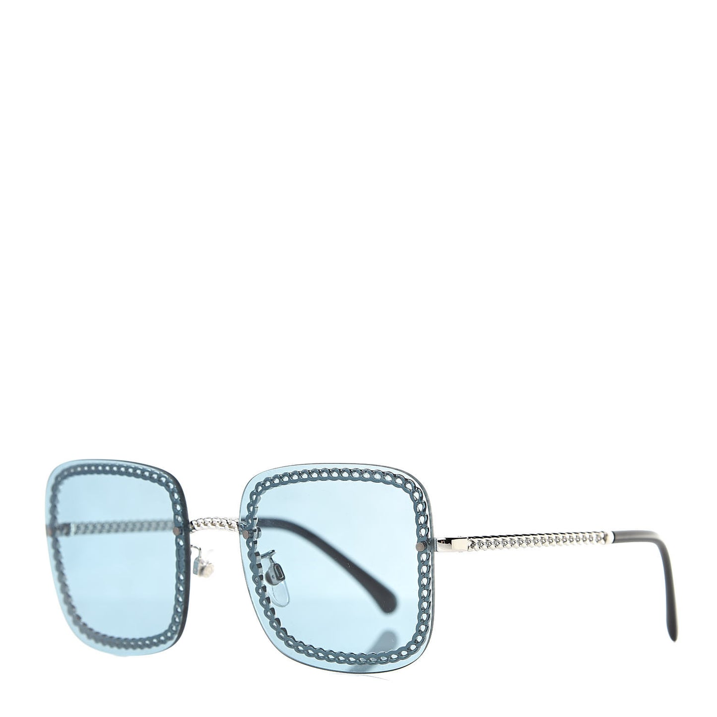 Chain Square Sunglasses 4244 Blue
