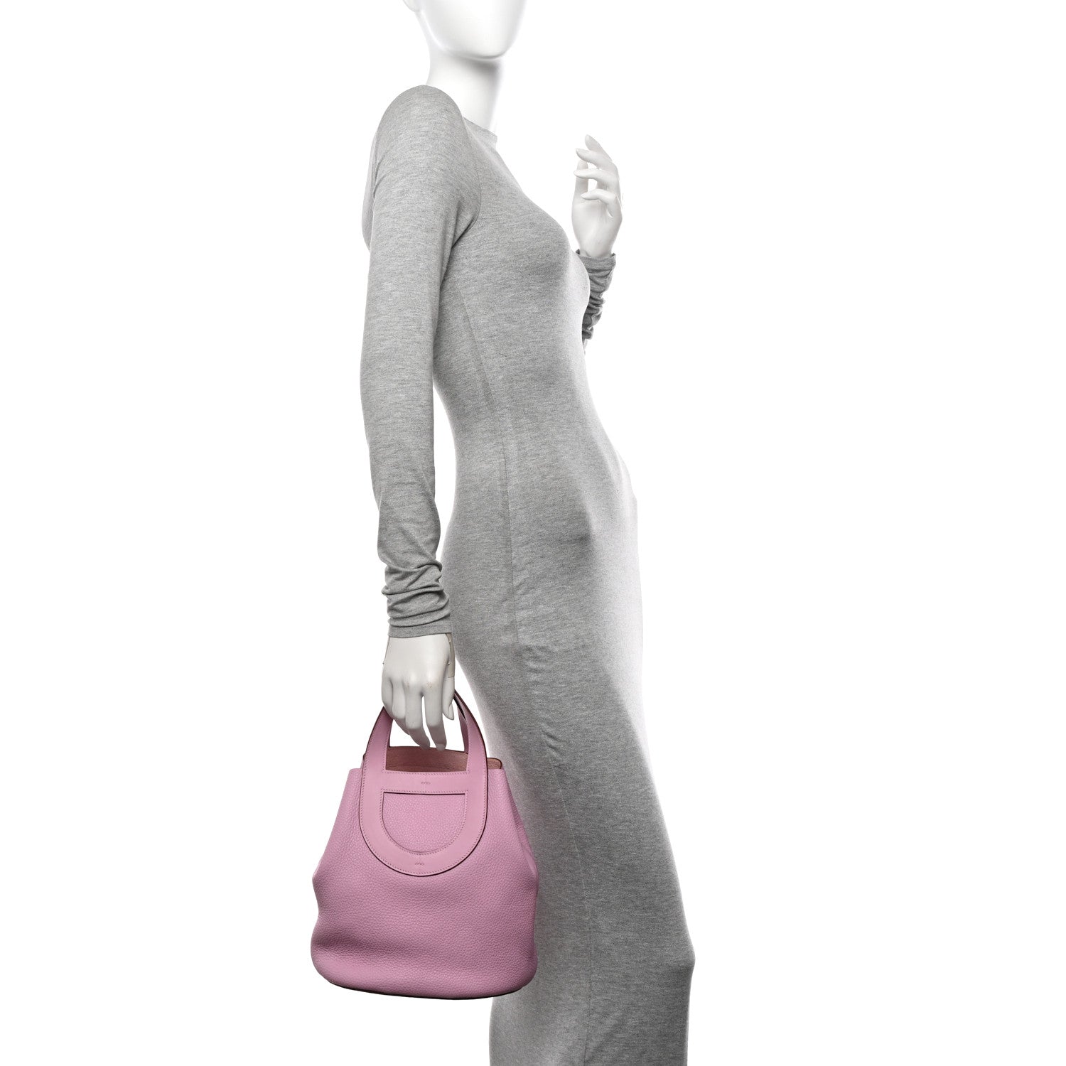 Hermes Taurillon Clemence Swift In-The-Loop 23 Bag Mauve Sylvestre 2 of 11