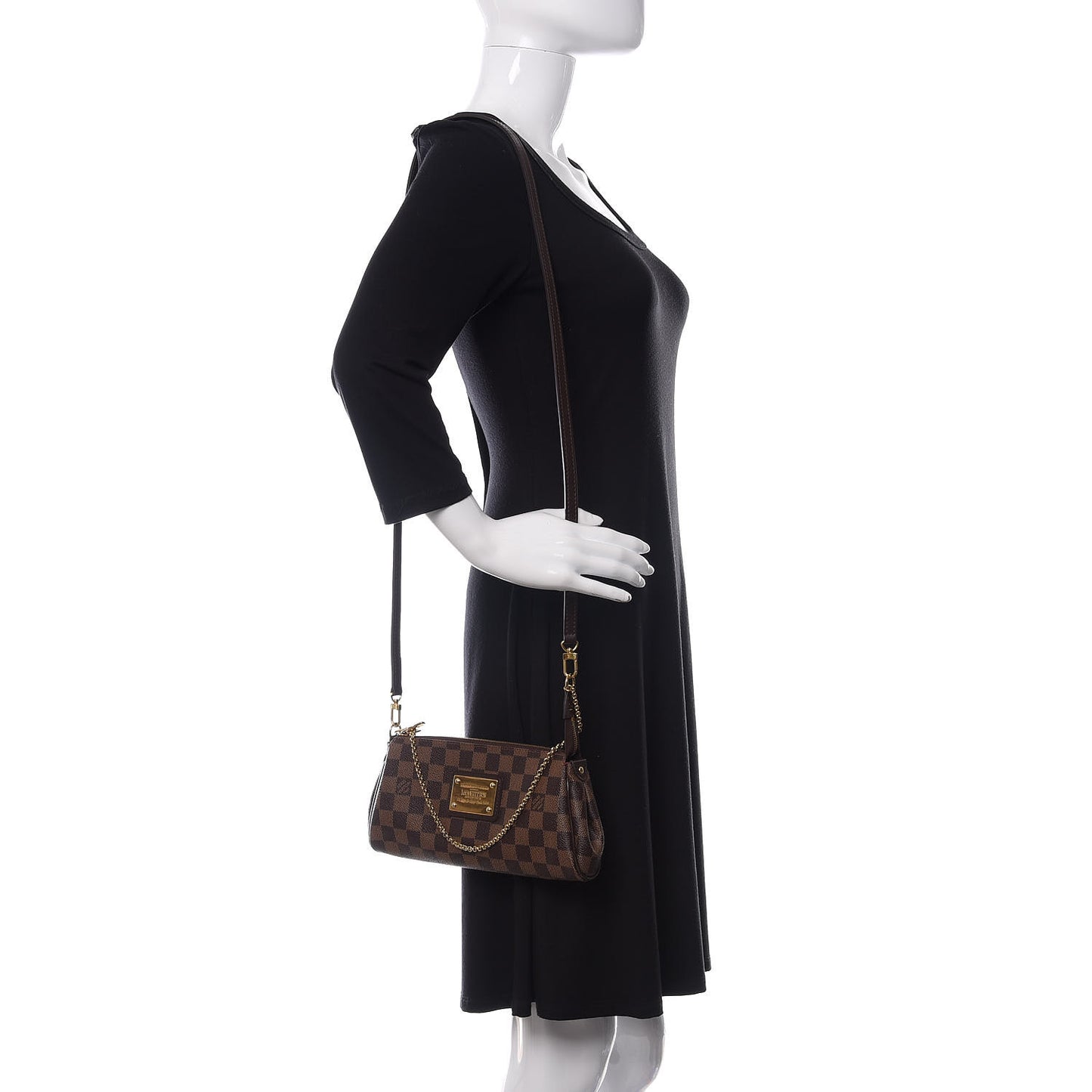 Damier Ebene Eva Clutch