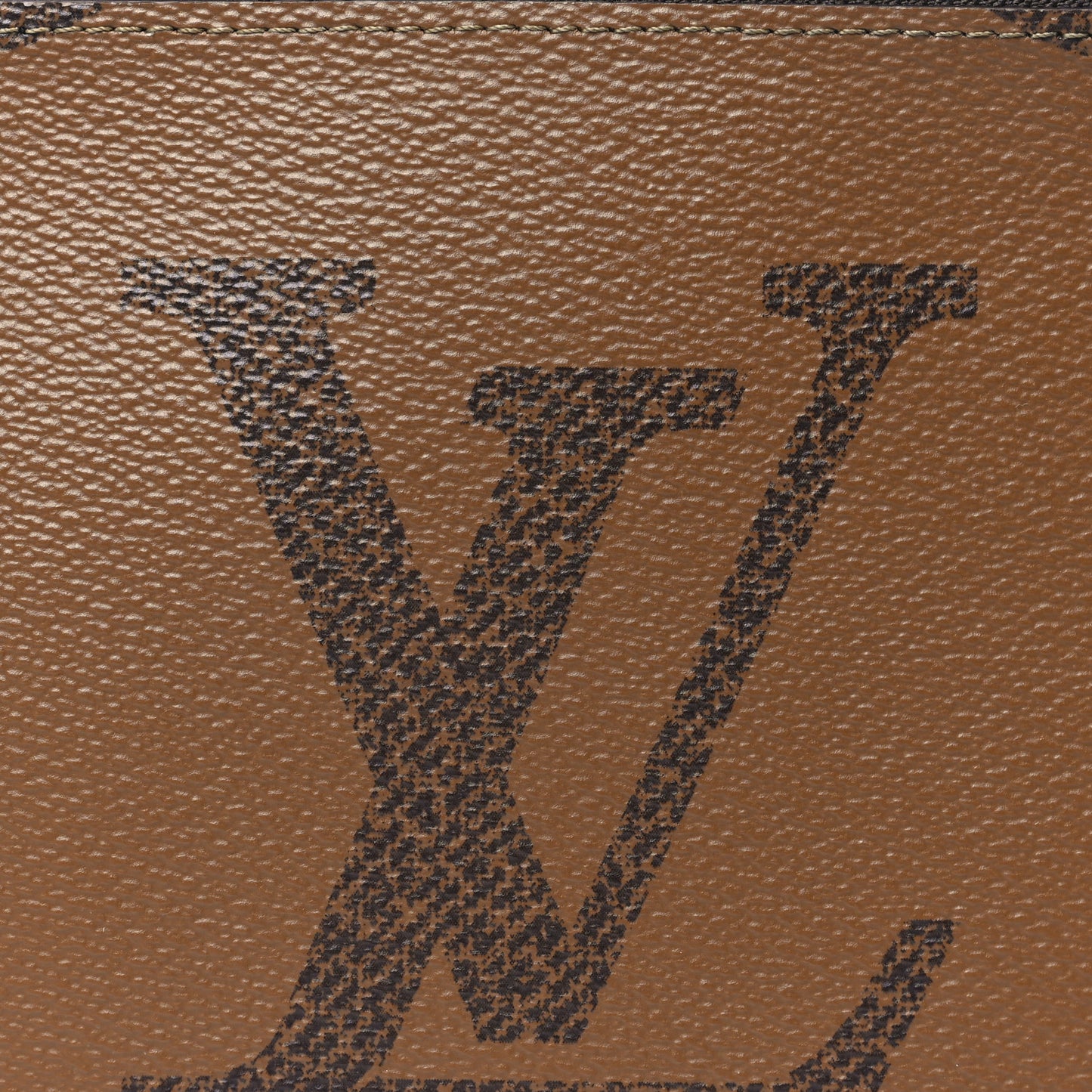 Reverse Monogram Giant Double Zip Pochette