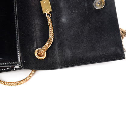 Saint Laurent Patent Small Classic Monogram Kate Tassel Satchel Black 11 of 15