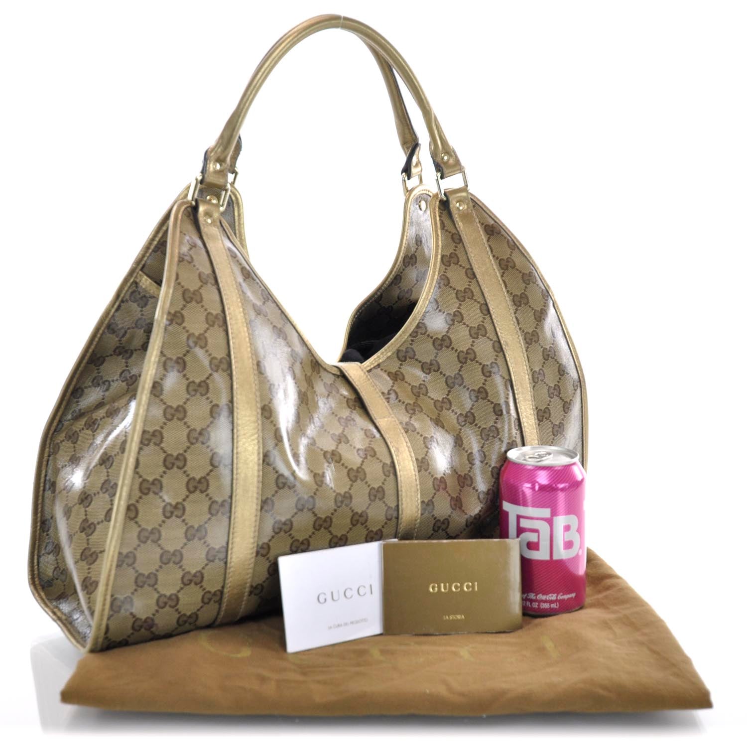 Gucci Crystal Monogram Large Joy Shoulder Bag 3 of 10