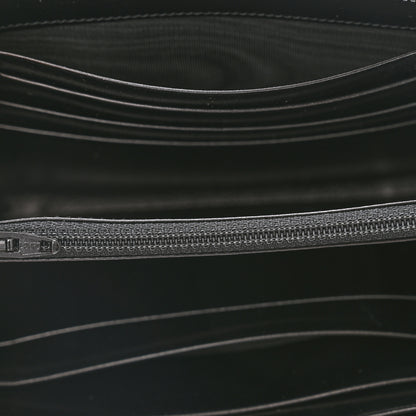 Prada Soft Calf Zip Around Wallet Black 5 of 10
